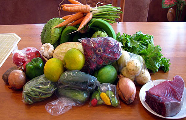 dominica-local-food Photo: Dominica local food produces from local Dominican farmers