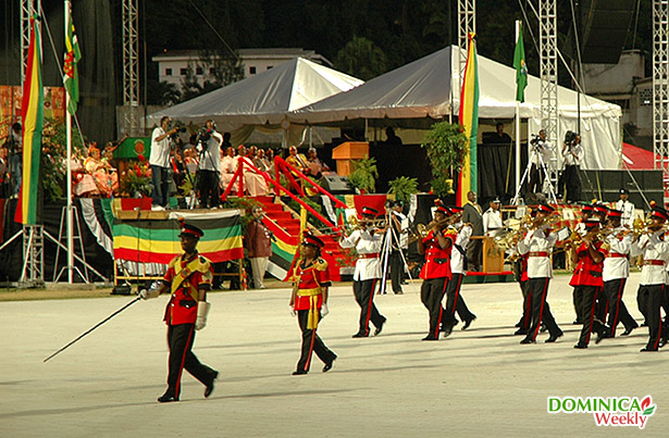orchestra Dominica's National day parade