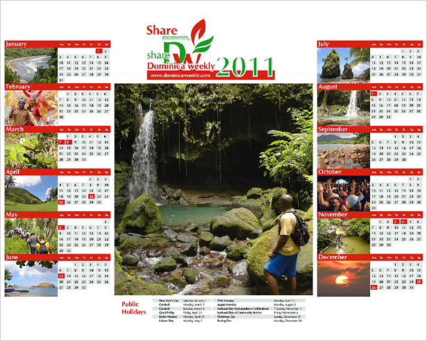 Dominica Calendar 2011