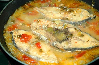 boiled fish boiled fish