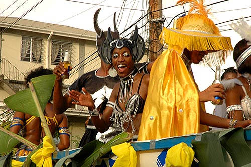 Go girls! - Carnival Band: Photo of the Black Devils