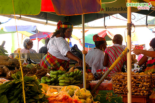 Праздничный рынок на Доминике