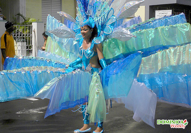 Fatima Noel at Dominica Carnival 2013 costume street parade